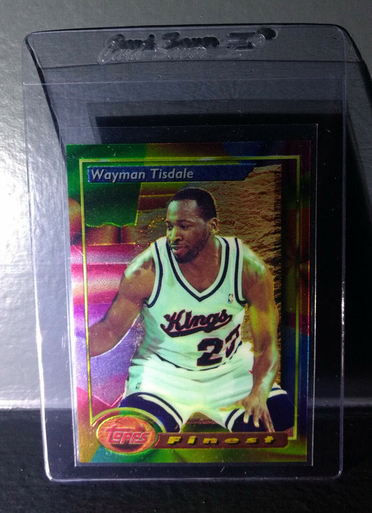 1993-94 Topps Finest Wayman Tisdale #155 Basketball Card