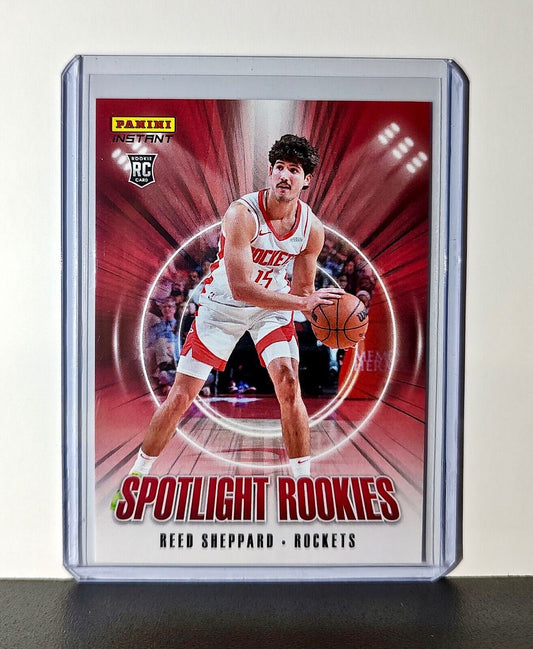 Reed Sheppard Rookie 2024-25 Panini Spotlight Rookies NBA #3 Rockets 1 of 170
