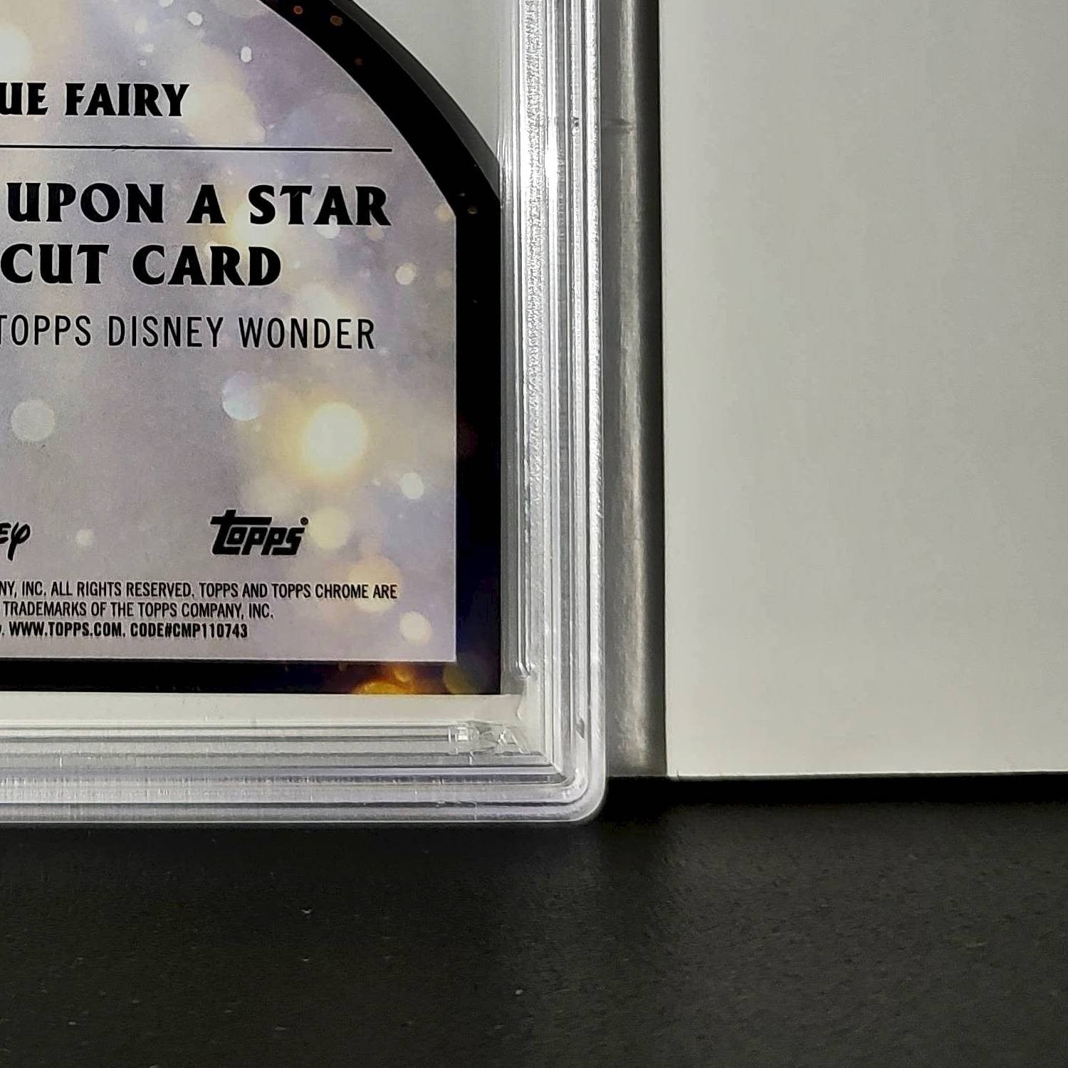 Blue Fairy 2025 Topps Chrome Disney #W-3 Wish Upon A Star Die Cut PSA 10