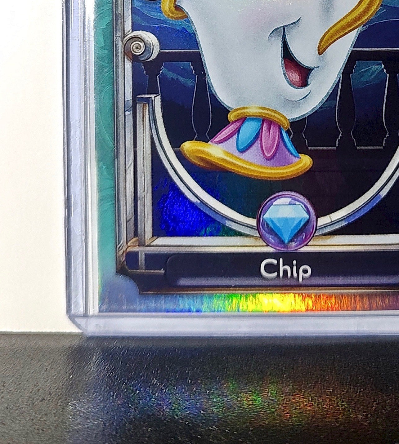 Chip 2025 Topps Disney Wonder #125 Diamond Card Beauty and the Beast