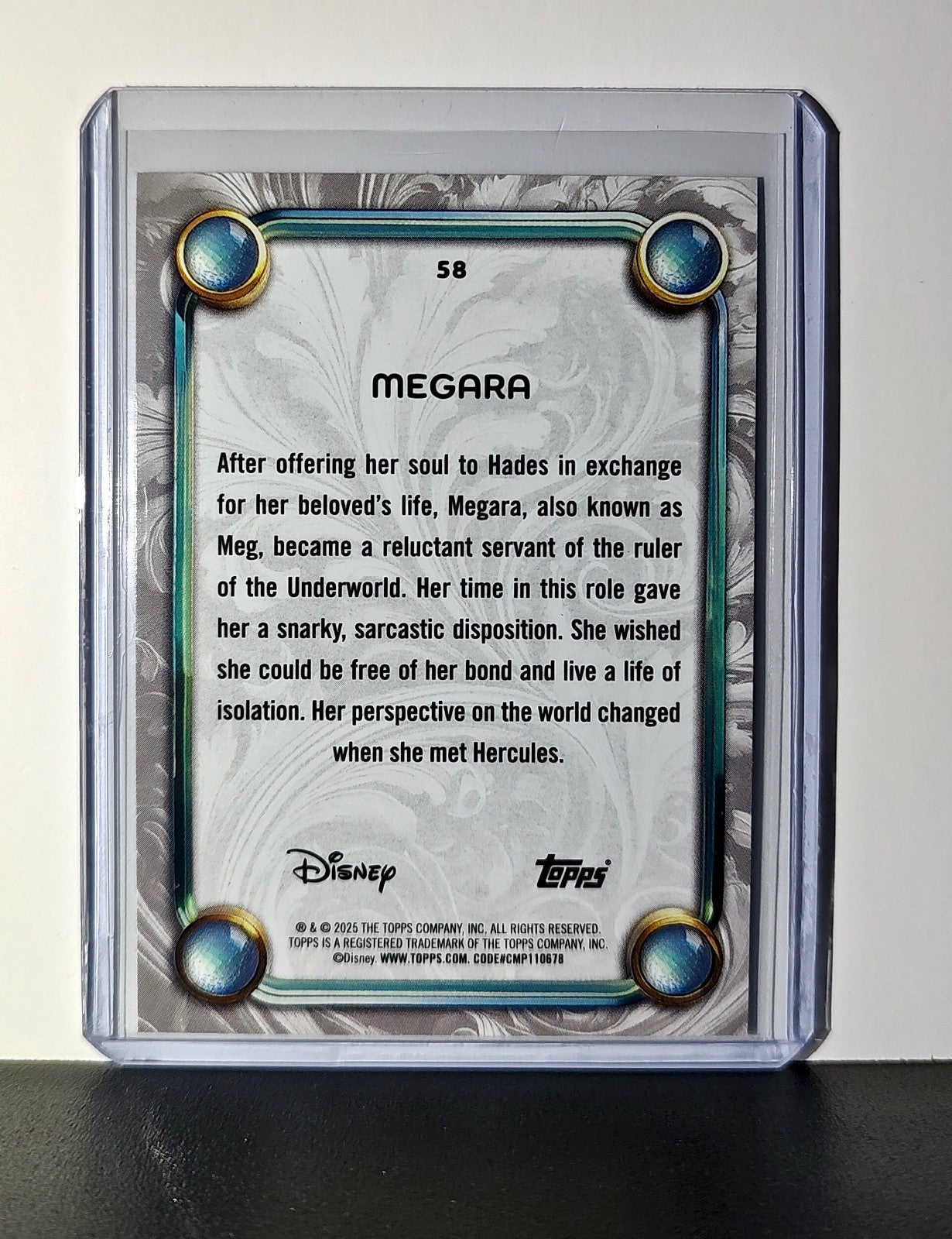 Megara 2025 Topps Disney Wonder #58 Card Hercules