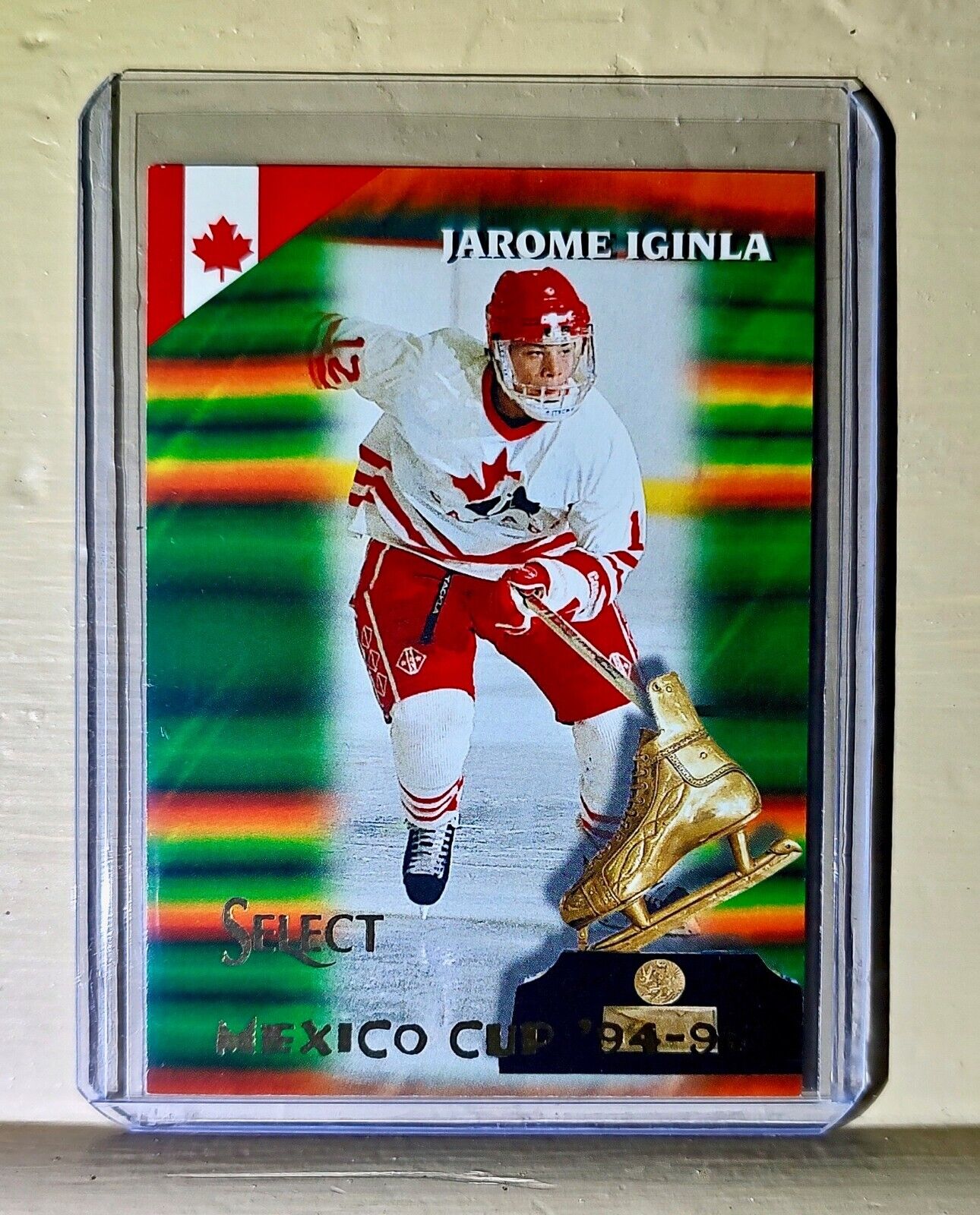 Jarome Iginla 1994-95 Select Premier Edition Mexico Cup NHL #165 Hockey Card