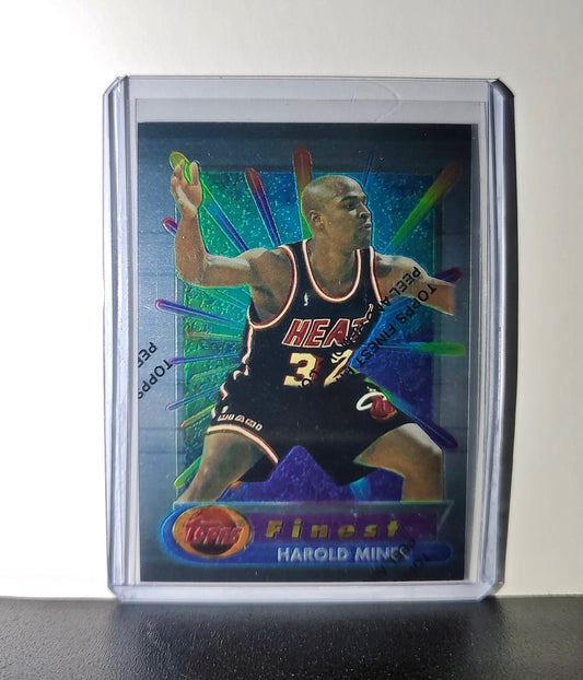Harold Miner 1994-95 Topps Finest #214 Basketball Card