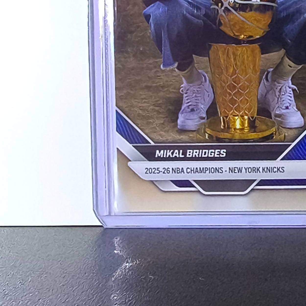 Mikal Bridges 2026 Topps Now NBA Champions #C4-SP Card New York Knicks