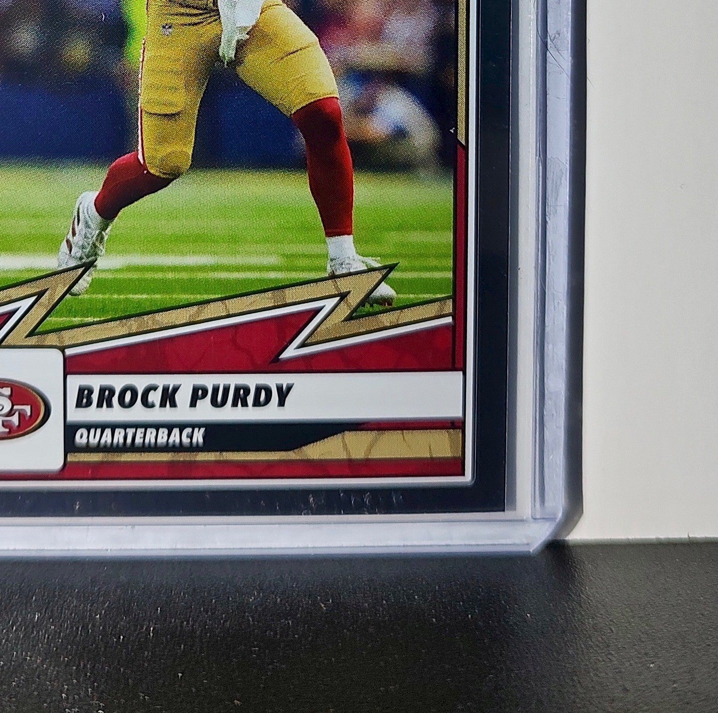 Brock Purdy 2025 Panini NFL #17 Foil Sticker Card San Francisco 49ers