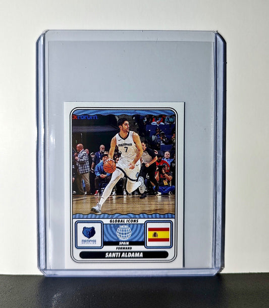 Santi Aldama Global Icons 2024-25 Panini NBA #71 Sticker Card Memphis Grizzlies