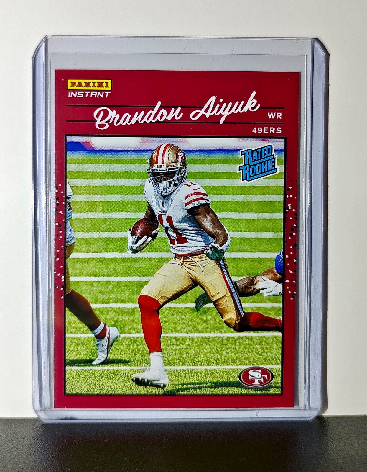 Brandon Aiyuk Rookie 2020 Panini NFL #11 Rated Rookie Card San Francisco 49ers