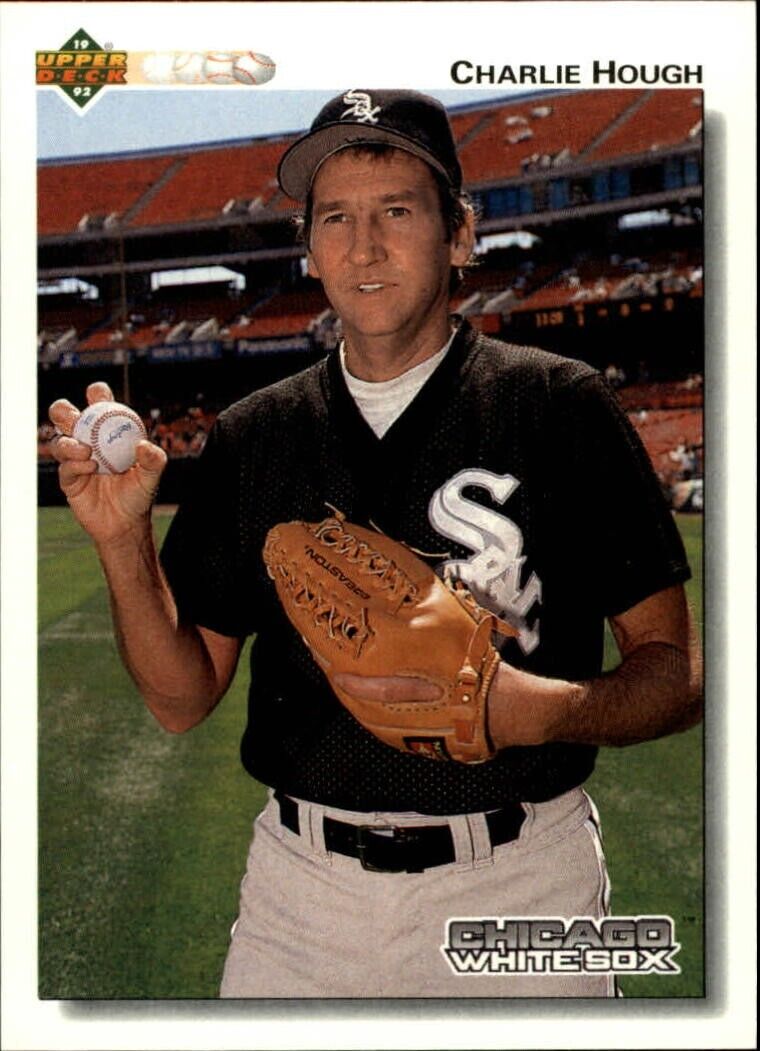 Charlie Hough 1992 Upper Deck MLB #418 Baseball Card Chicago White Sox