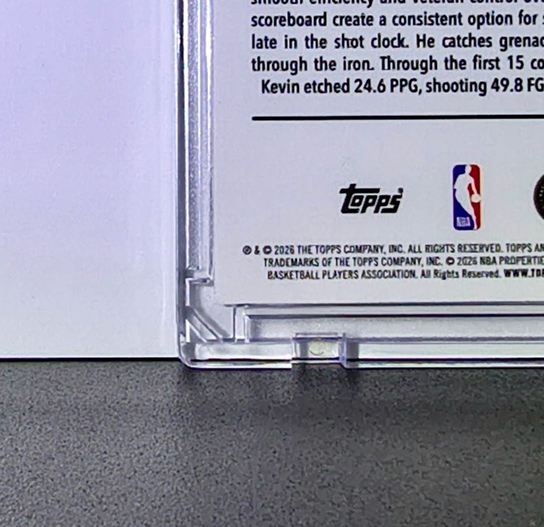 Kevin Durant 2025-26 NBA Topps Chrome Update #23 Refractor Card Houston Rockets