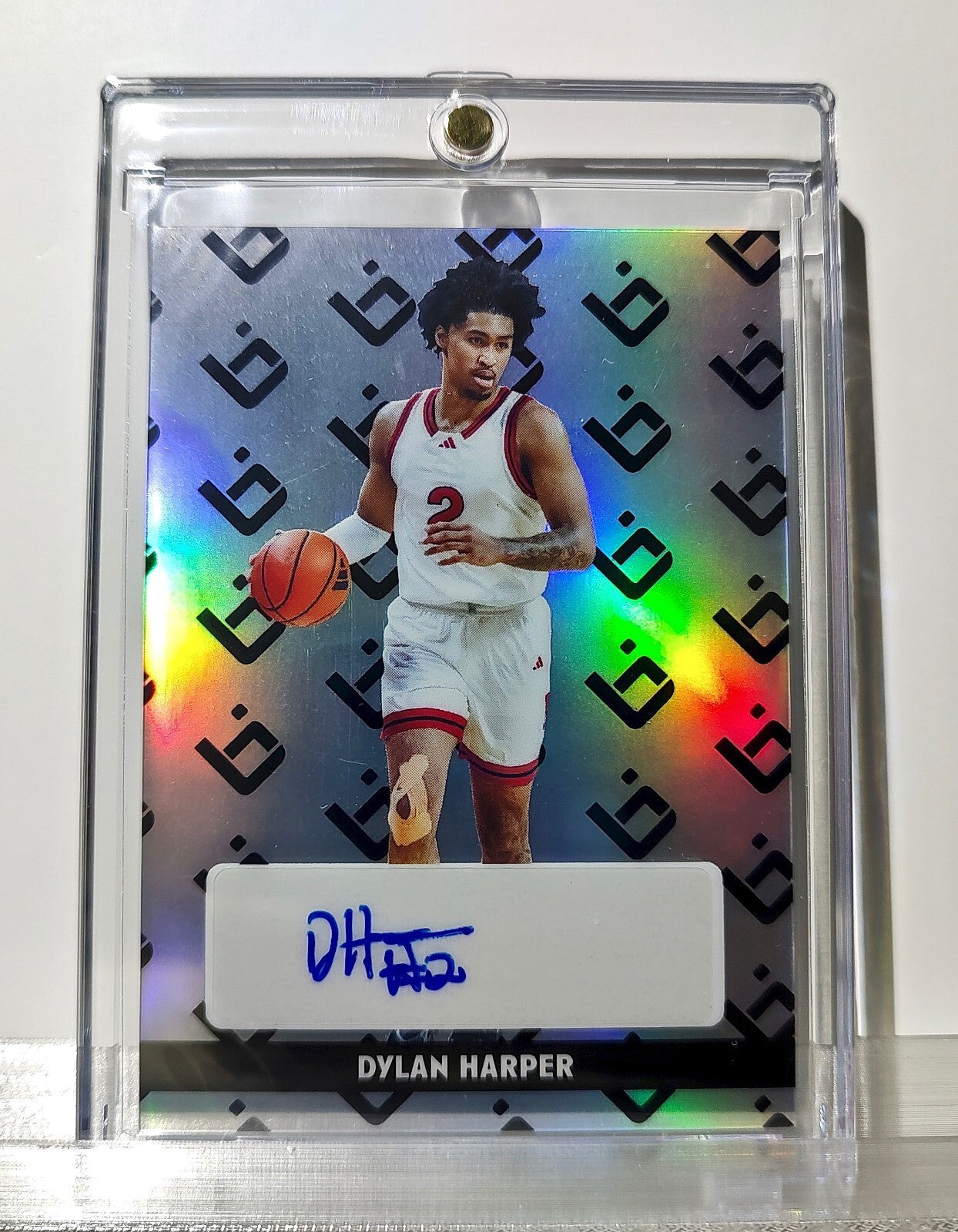 Dylan Harper Autograph 2025 Leaf #BILA-DH1 Signed Basketball Card 372/597