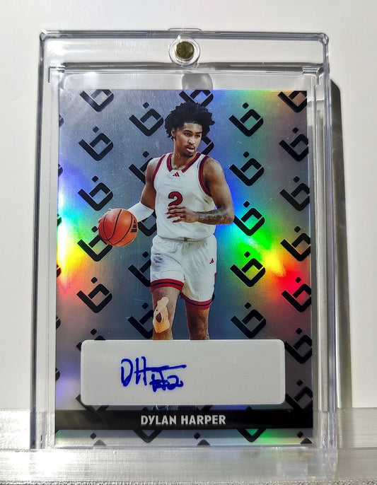 Dylan Harper Autograph 2025 Leaf #BILA-DH1 Signed Basketball Card 372/597