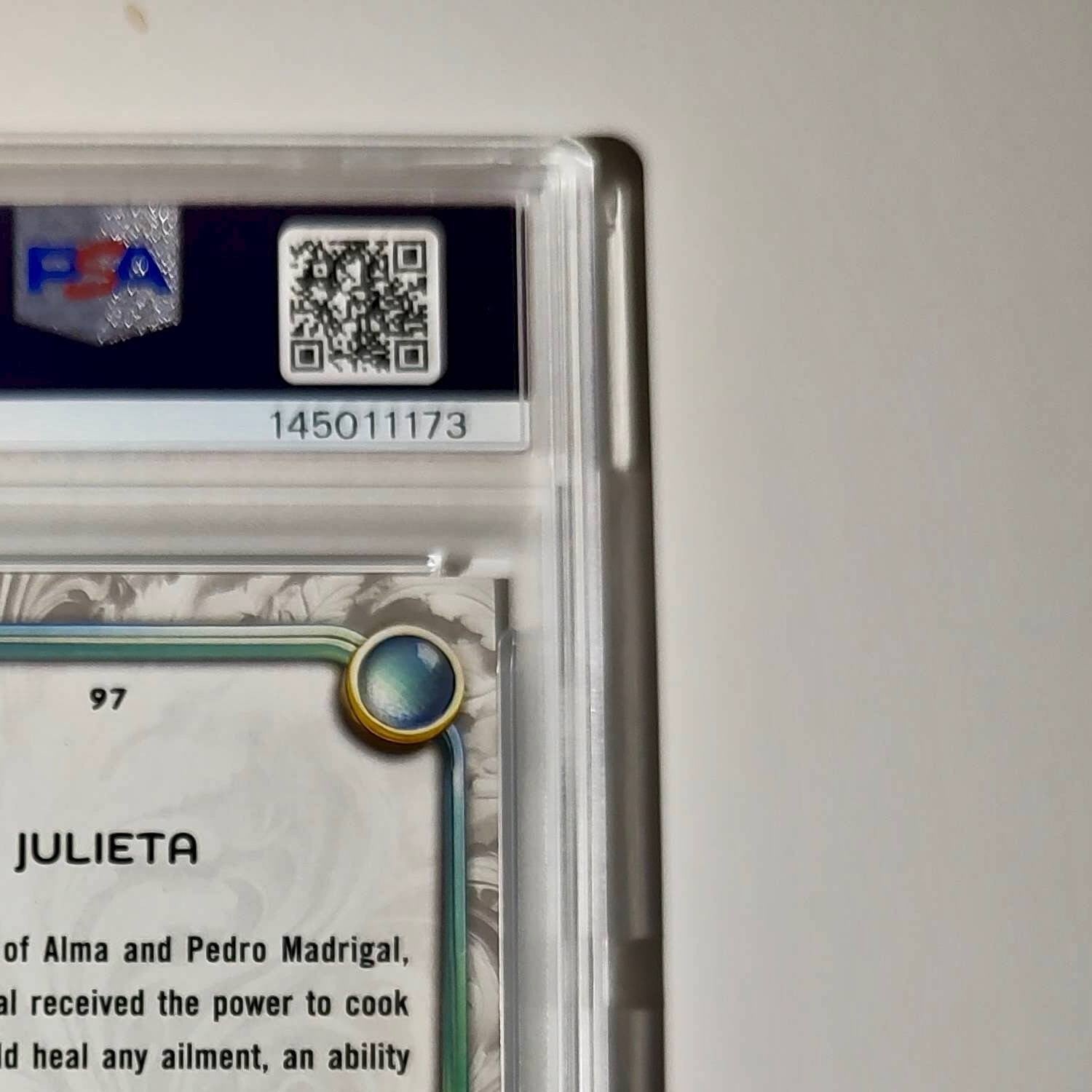 Julieta 2025 Topps Disney Wonder #97 Winter Variant Card Encanto PSA 9