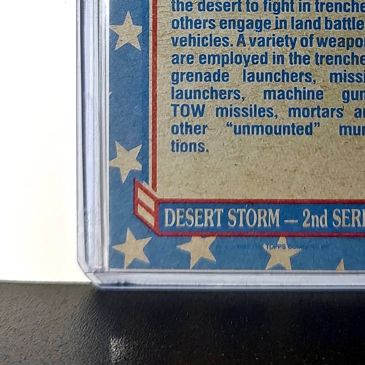 In the Trenches 1991 Topps Desert Storm #169 Card