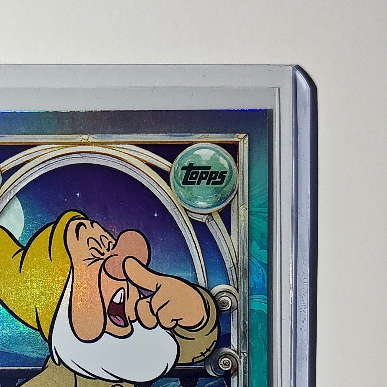 Sneezy 2025 Topps Disney Wonder #106 Diamond Card Snow White & the Seven Dwarfs