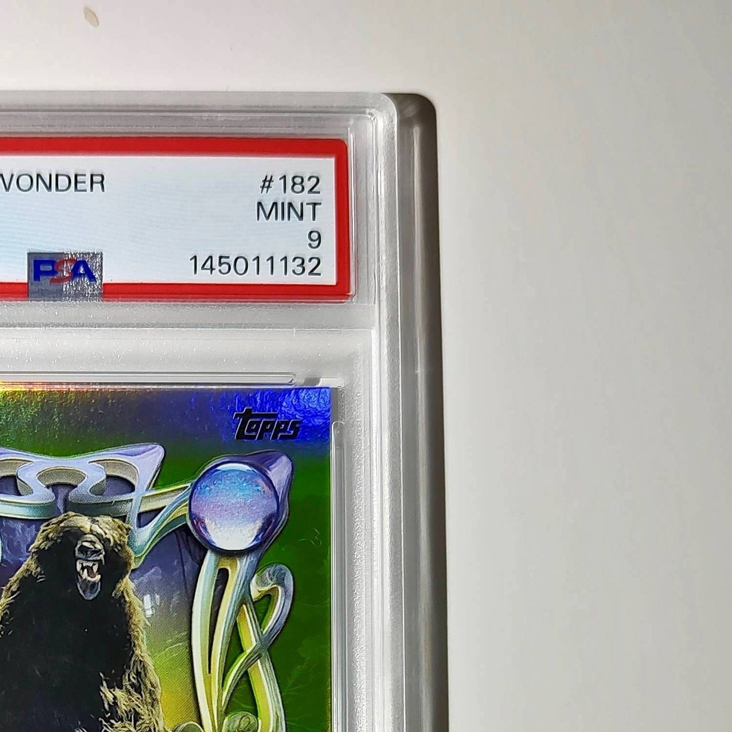 Mor'Du 2025 Topps Disney Wonder #182 Card Brave PSA 9