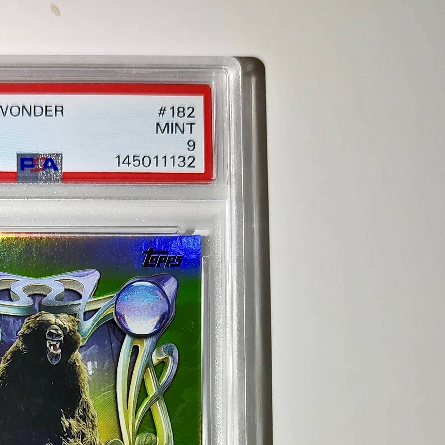 Mor'Du 2025 Topps Disney Wonder #182 Card Brave PSA 9