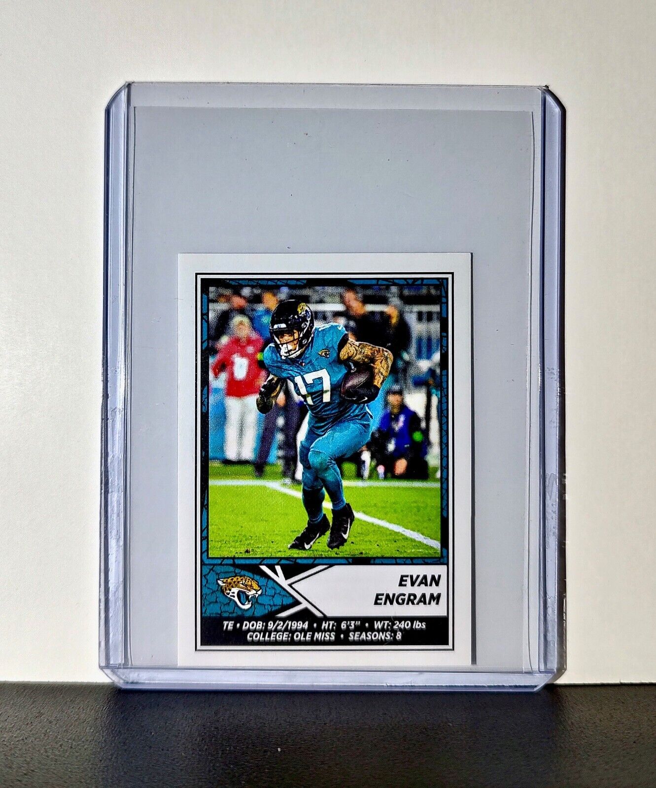 Evan Engram 2024 Panini NFL Sticker #208 Jacksonville Jaguars