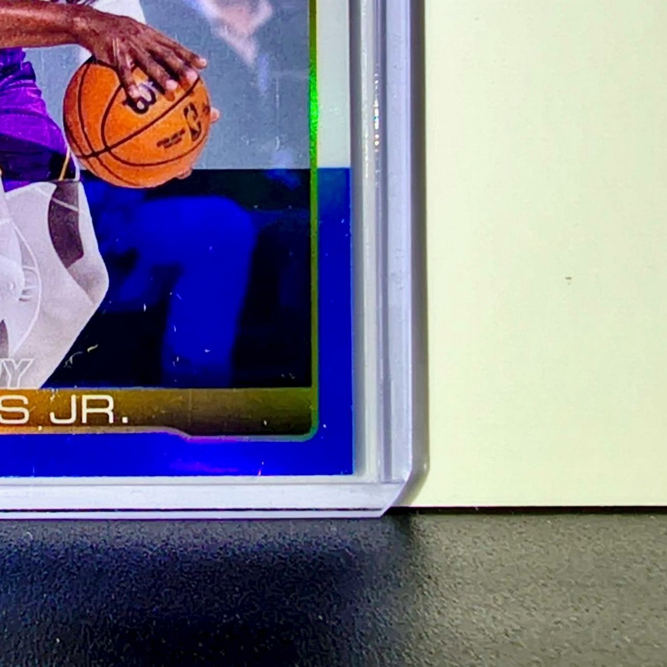 Bronny James Jr. 2025-26 NBA Topps Chrome Update Red White & Blue Refractor #103