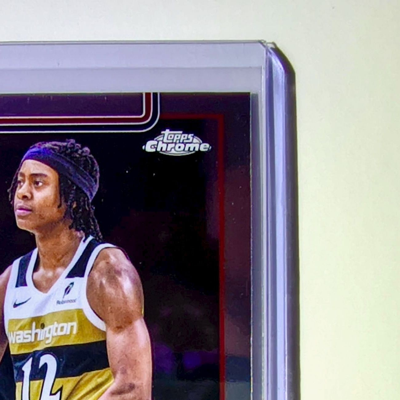 Tre Johnson III Rookie 2025-26 NBA Topps Chrome Update #156 Card Wizards