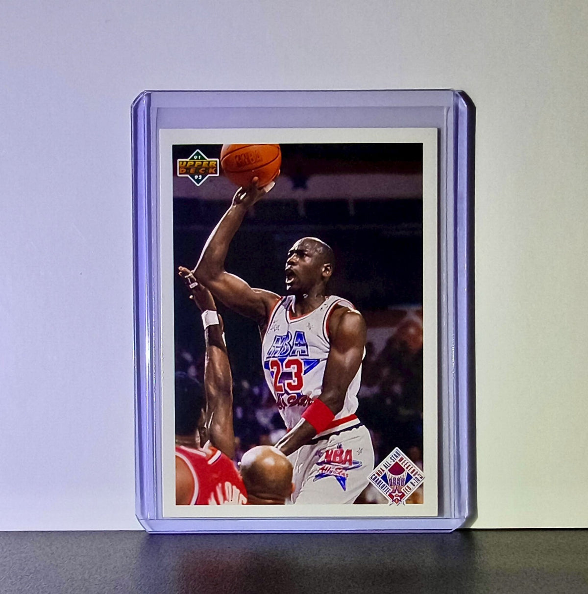 Michael Jordan 1991-92 Upper Deck All-Star Checklist #48 Card Chicago Bulls