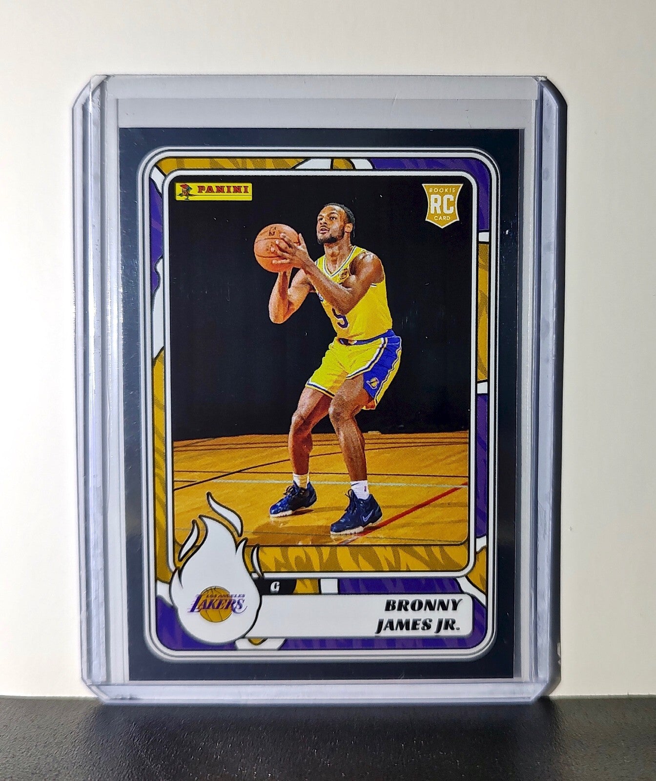 Bronny James Jr. Rookie 2024-25 Panini NBA #89 Foil Sticker Card Lakers