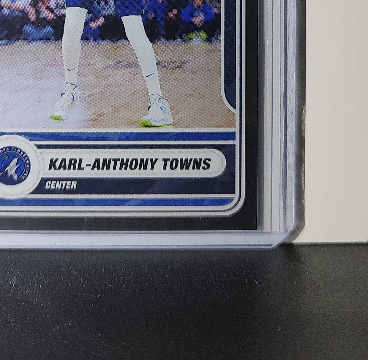 Karl-Anthony Towns 2023-24 Panini NBA Sticker Foil Card 8 Minnesota Timberwolves