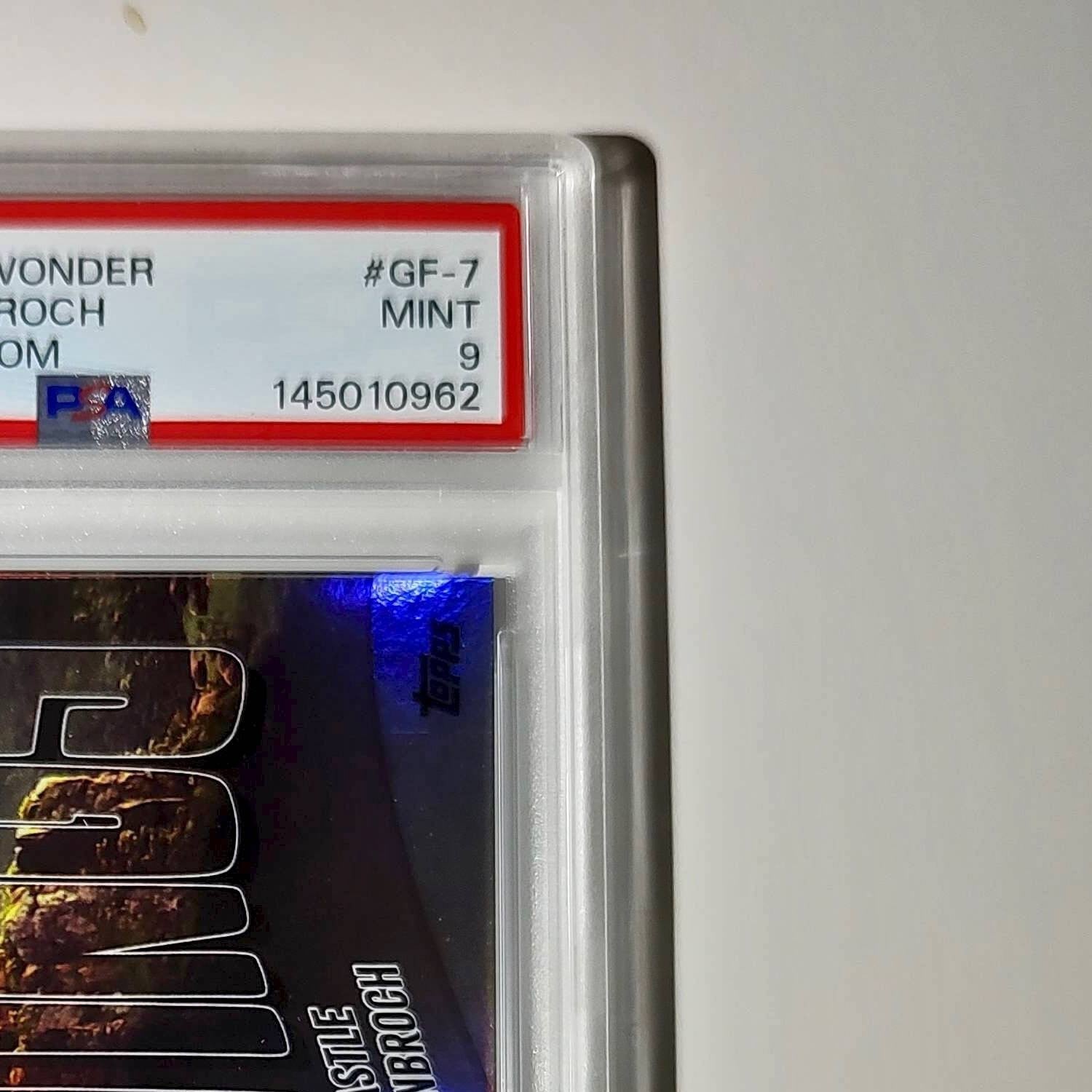 Castle DunBroch 2025 Topps Disney Wonder #GF-7 Greetings From Card Brave PSA 9