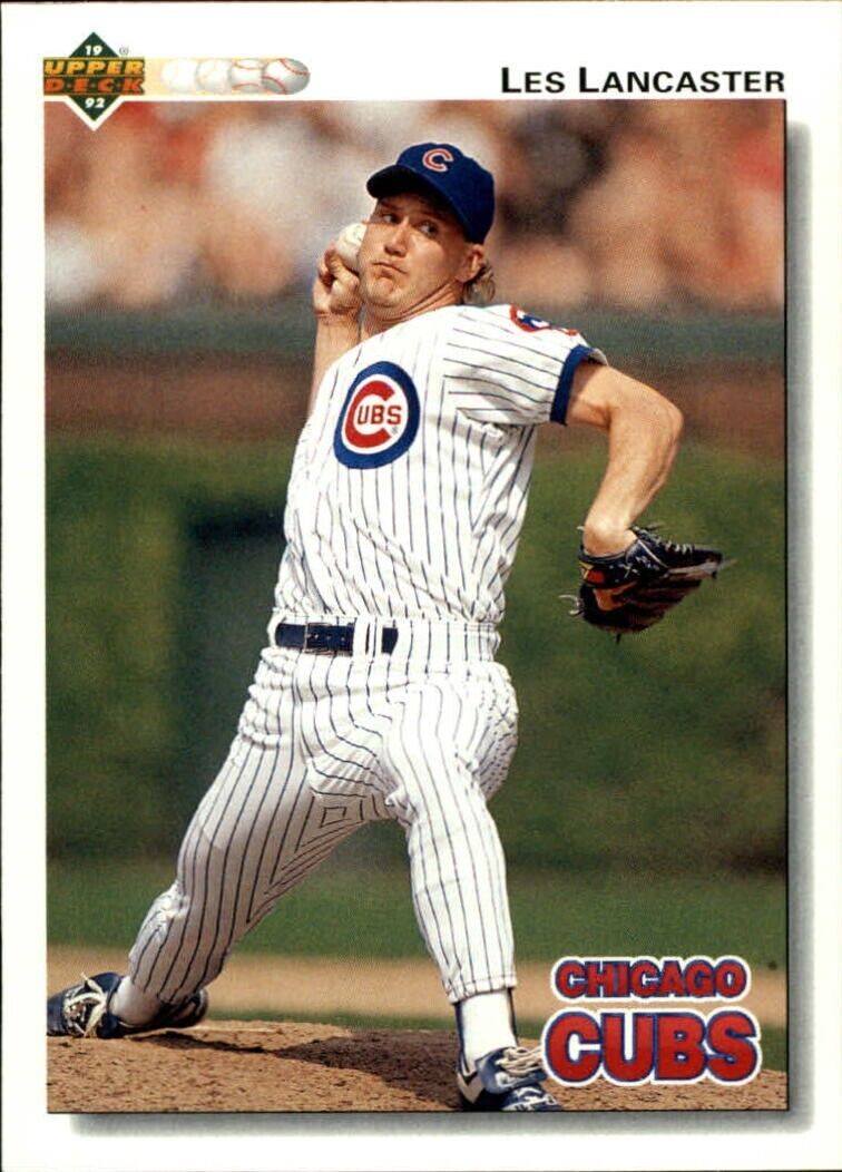 Les Lancaster 1992 Upper Deck MLB #481 Baseball Card Chicago Cubs