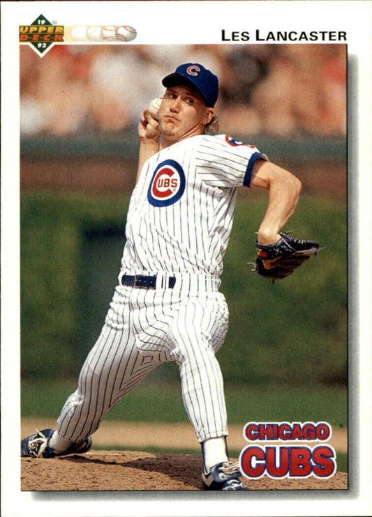 Les Lancaster 1992 Upper Deck MLB #481 Baseball Card Chicago Cubs
