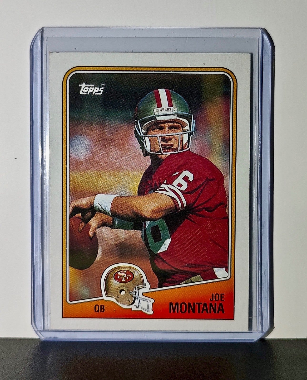 Joe Montana 1988 Topps NFL #38 Card San Francisco 49ers