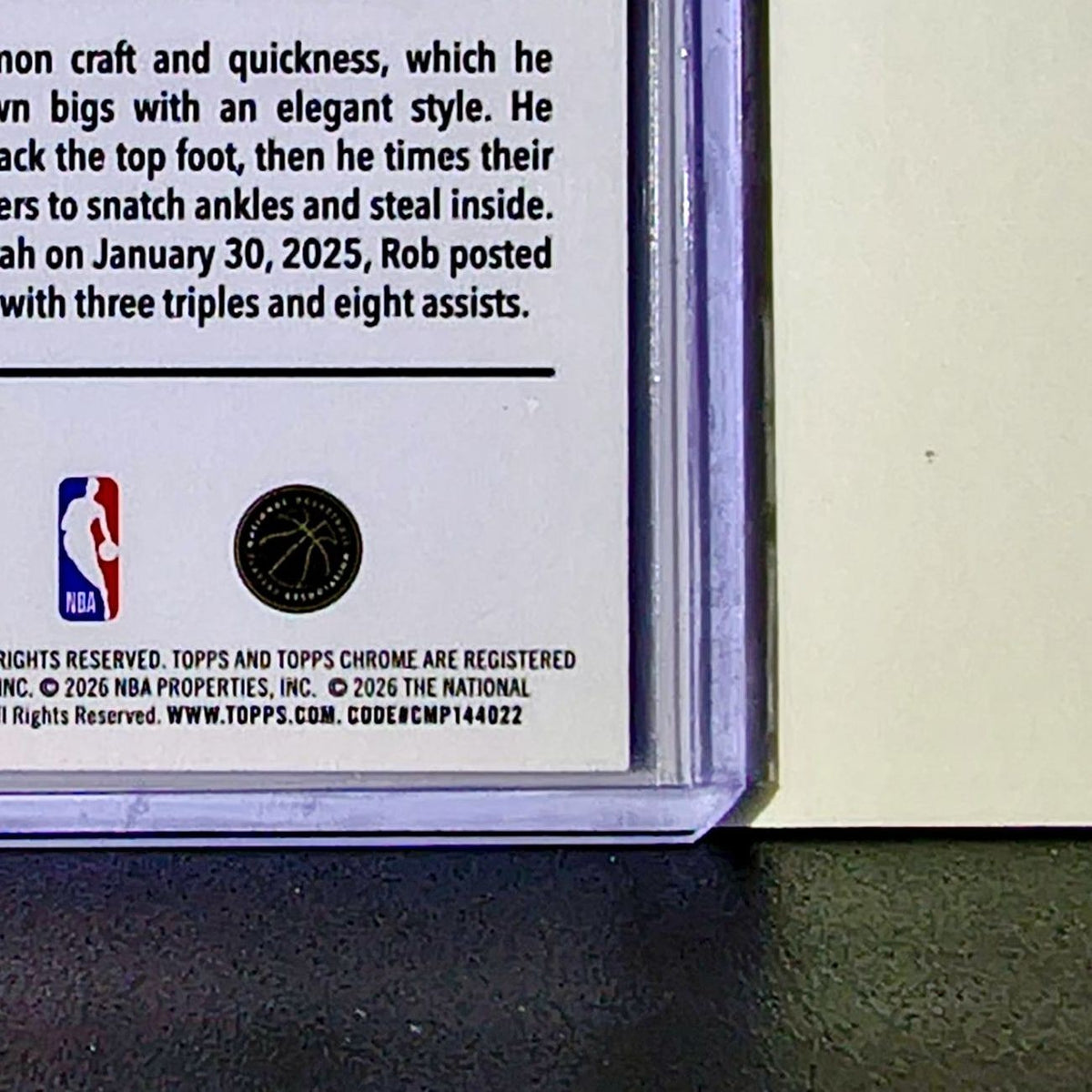 Rob Dillingham 2025-26 NBA Topps Chrome Update #105 Card Minnesota Timberwolves