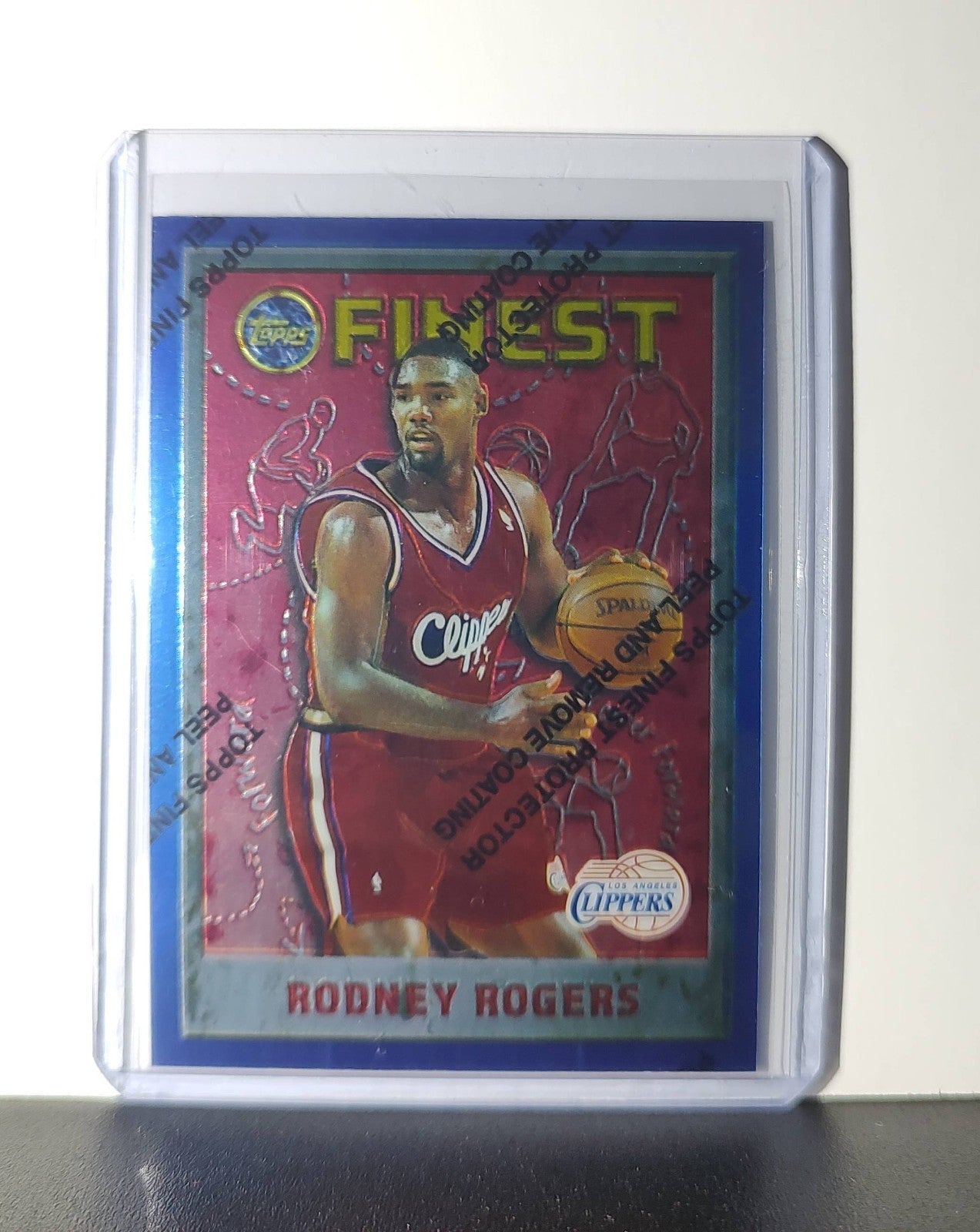 Rodney Rogers 1995-96 Topps Finest NBA #238 Card Clippers