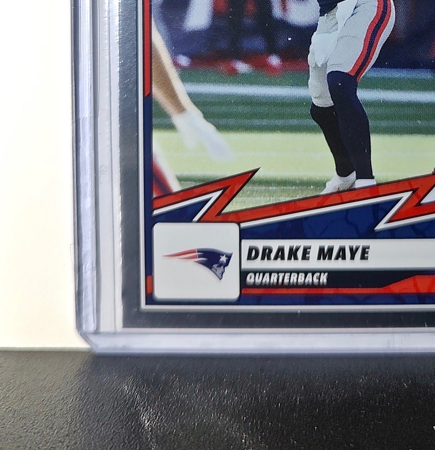 Drake Maye 2025 Panini NFL #35 Foil Sticker Card New England Patriots