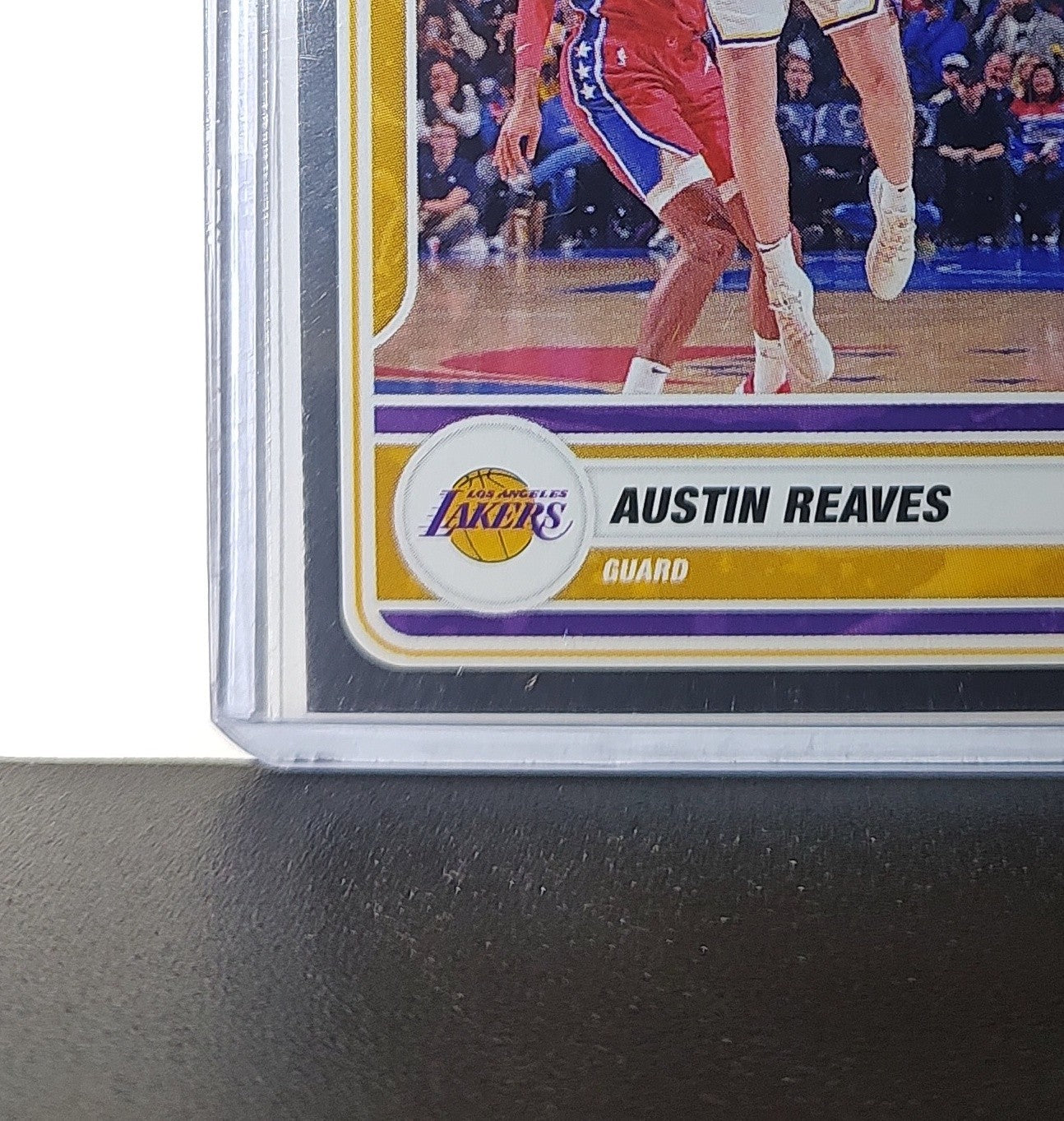 Austin Reaves 2023-24 Panini NBA Sticker Foil Card #34 Los Angeles Lakers