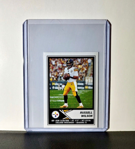 Russell Wilson 2024 Panini NFL Sticker #155 Pittsburgh Steelers