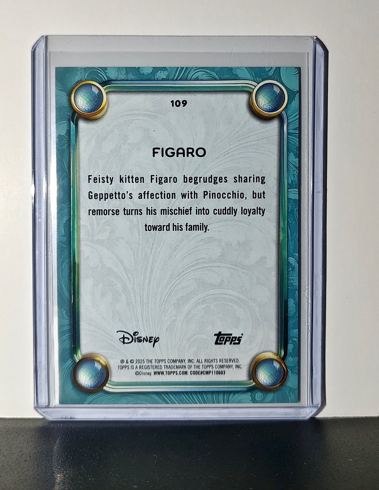 Figaro 2025 Topps Disney Wonder #109 Diamond Card Pinocchio