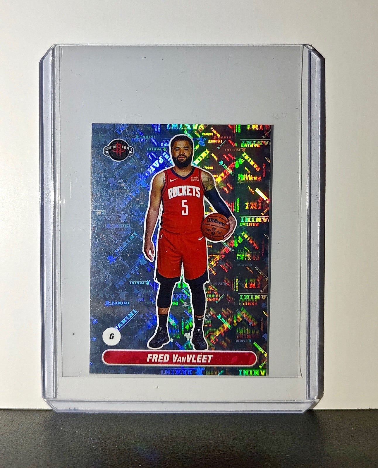 Fred VanFleet 2023-24 Panini NBA #333 Foil Sticker Houston Rockets