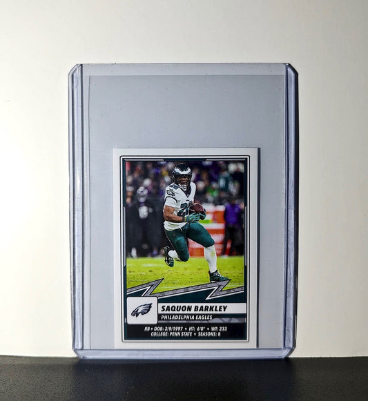 Saquon Barkley 2025 Panini NFL #329 Sticker Philadelphia Eagles