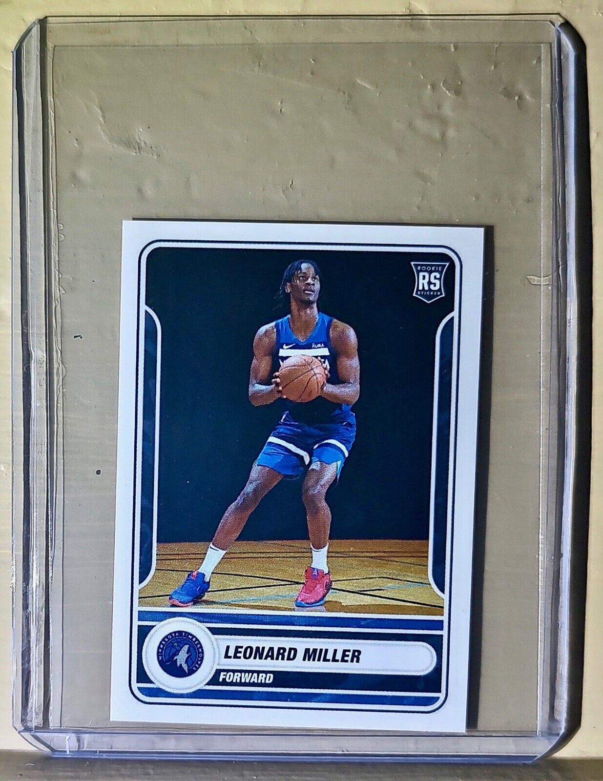 2023-24 Leonard Miller Panini NBA Basketball #397 Sticker Minnesota Timberwolves