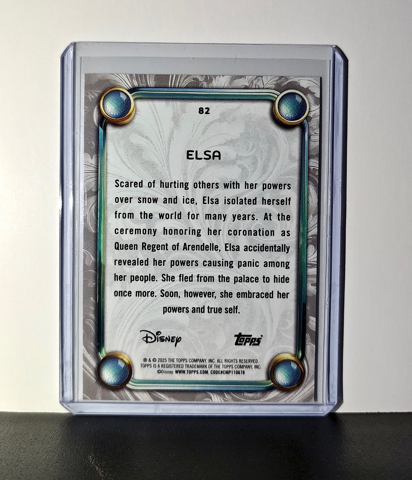 Elsa 2025 Topps Disney Wonder #82 Card Frozen