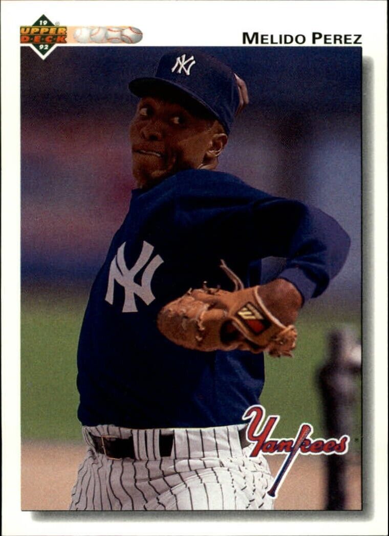 Melido Perez 1992 Upper Deck MLB #799 Baseball Card New York Yankees