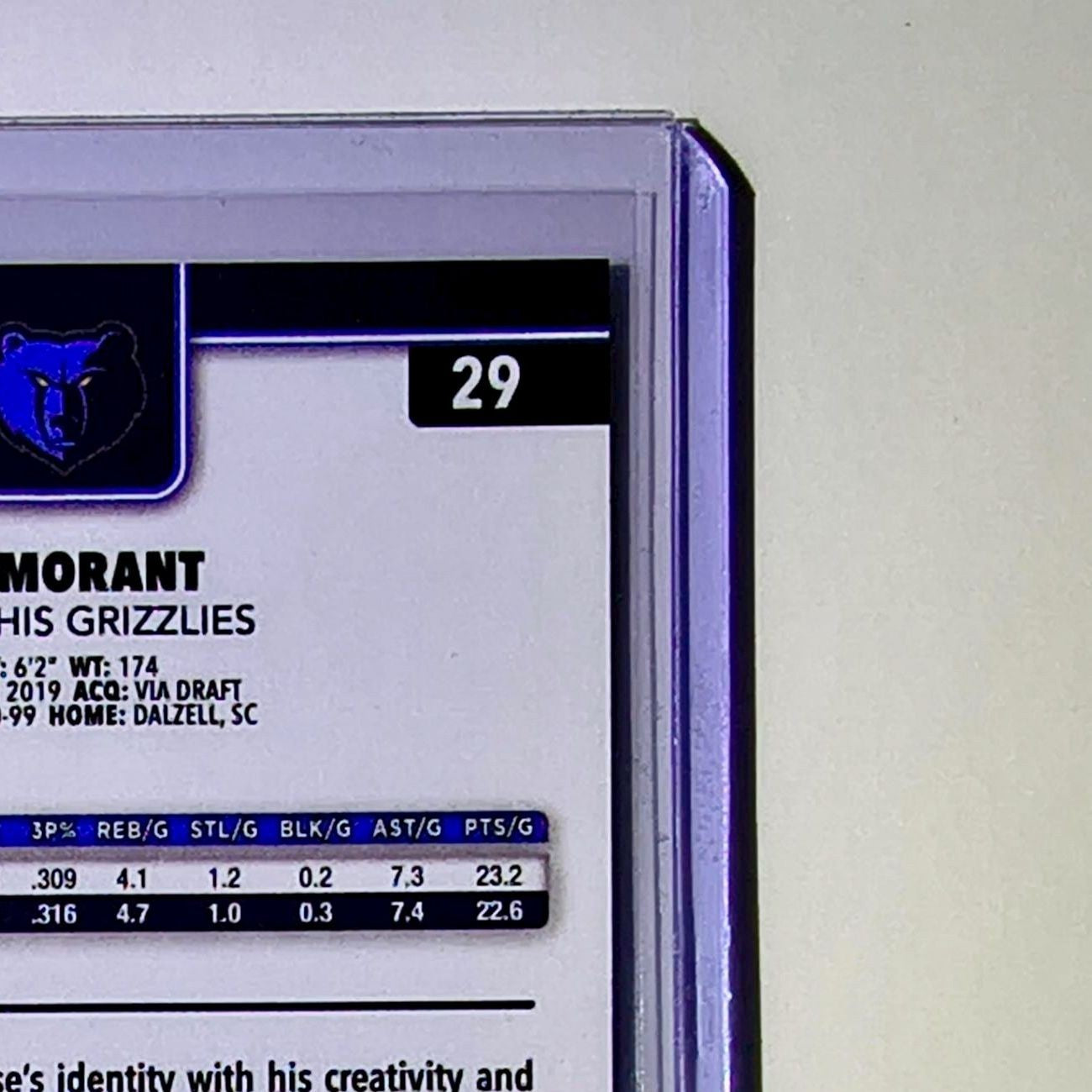 Ja Morant 2025-26 NBA Topps Chrome Update #29 Basketball Card Memphis Grizzlies