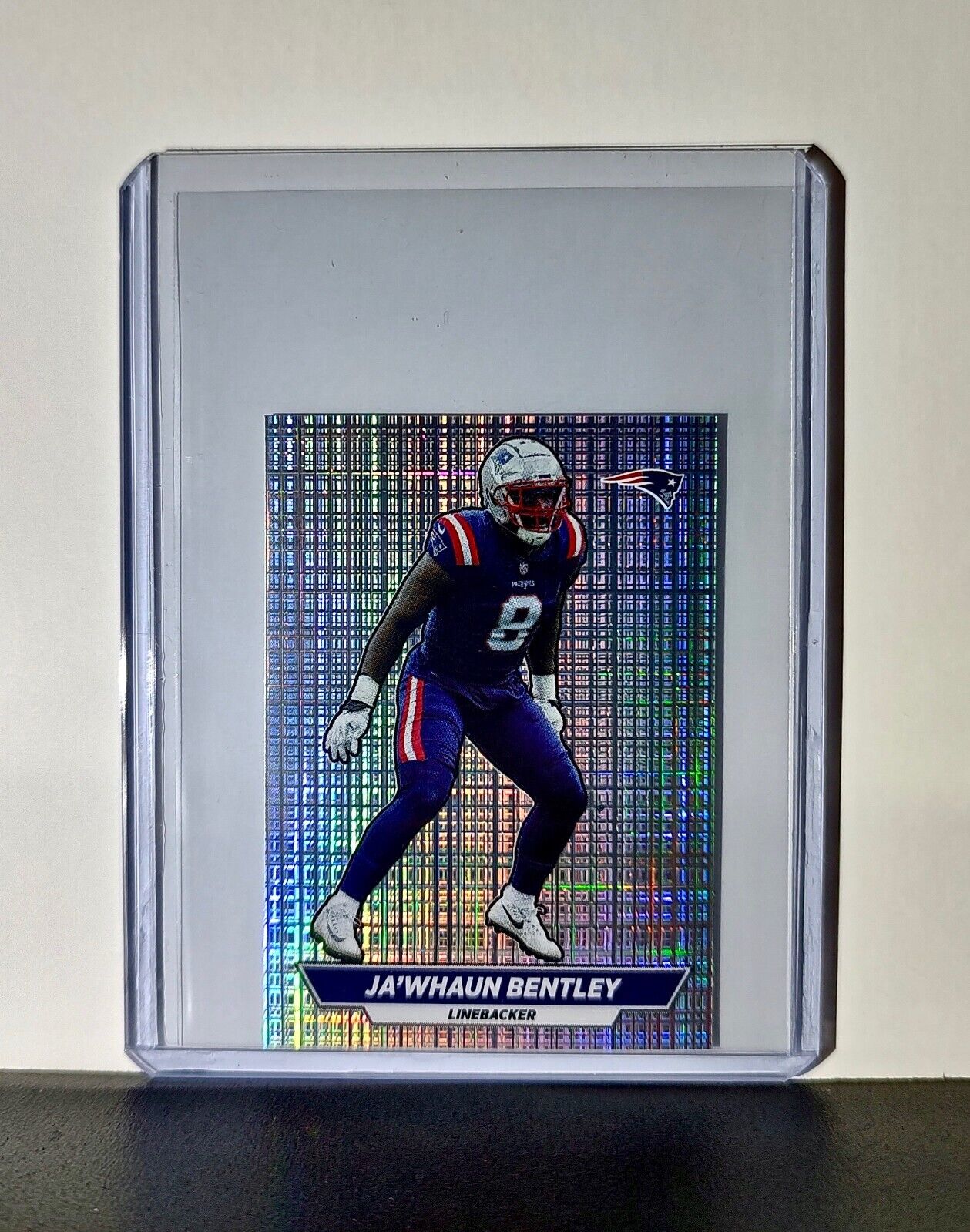 Ja'Whaun Bentley 2024 Panini NFL Sticker #84 Foil New England Patriots