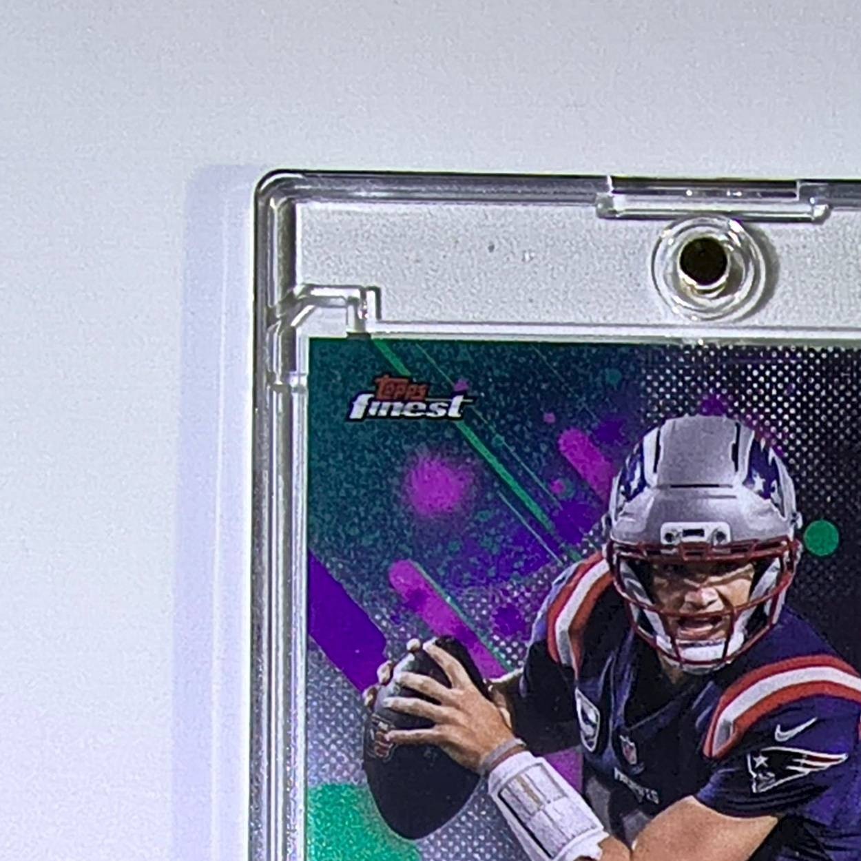 Drake Maye 2025 Topps Finest NFL #62 Football Card New England Patriots