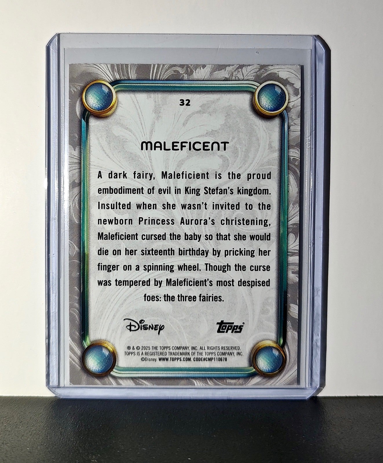 Maleficent 2025 Topps Disney Wonder #32 Card Sleeping Beauty