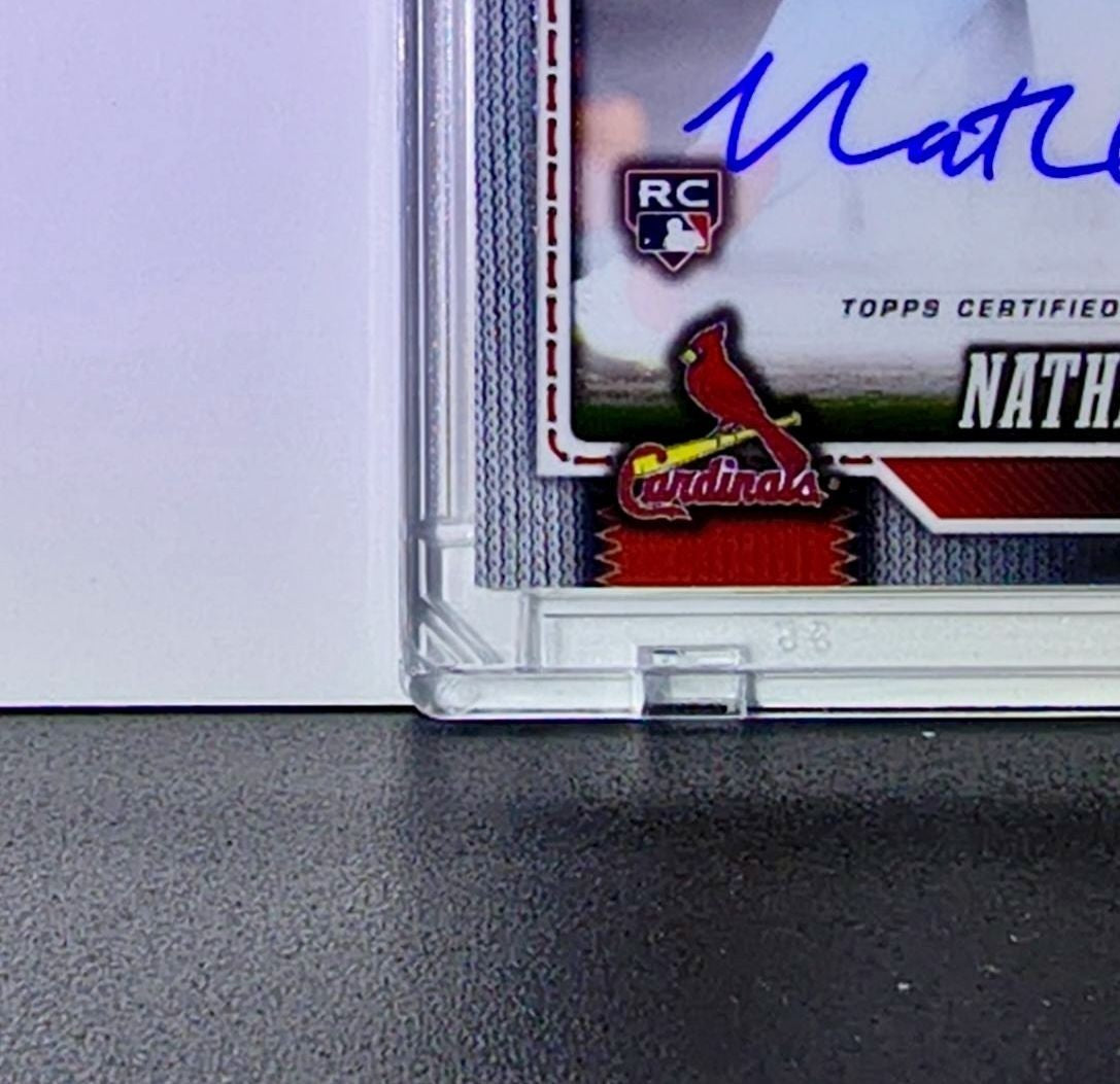 Nathan Church Rookie 2026 MLB Topps Chrome #RA-NC Autograph Card Cardinals