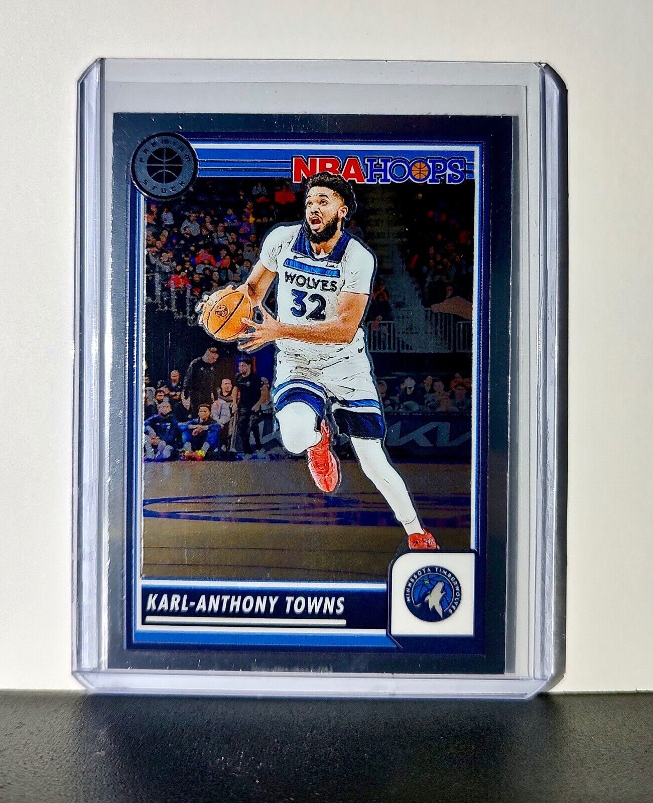 Karl-Anthony Towns 2023-24 Panini Premium Stock NBA Hoops #275 Timberwolves