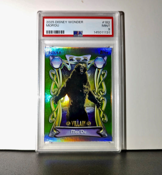 Mor'Du 2025 Topps Disney Wonder #182 Card Brave PSA 9 Mint