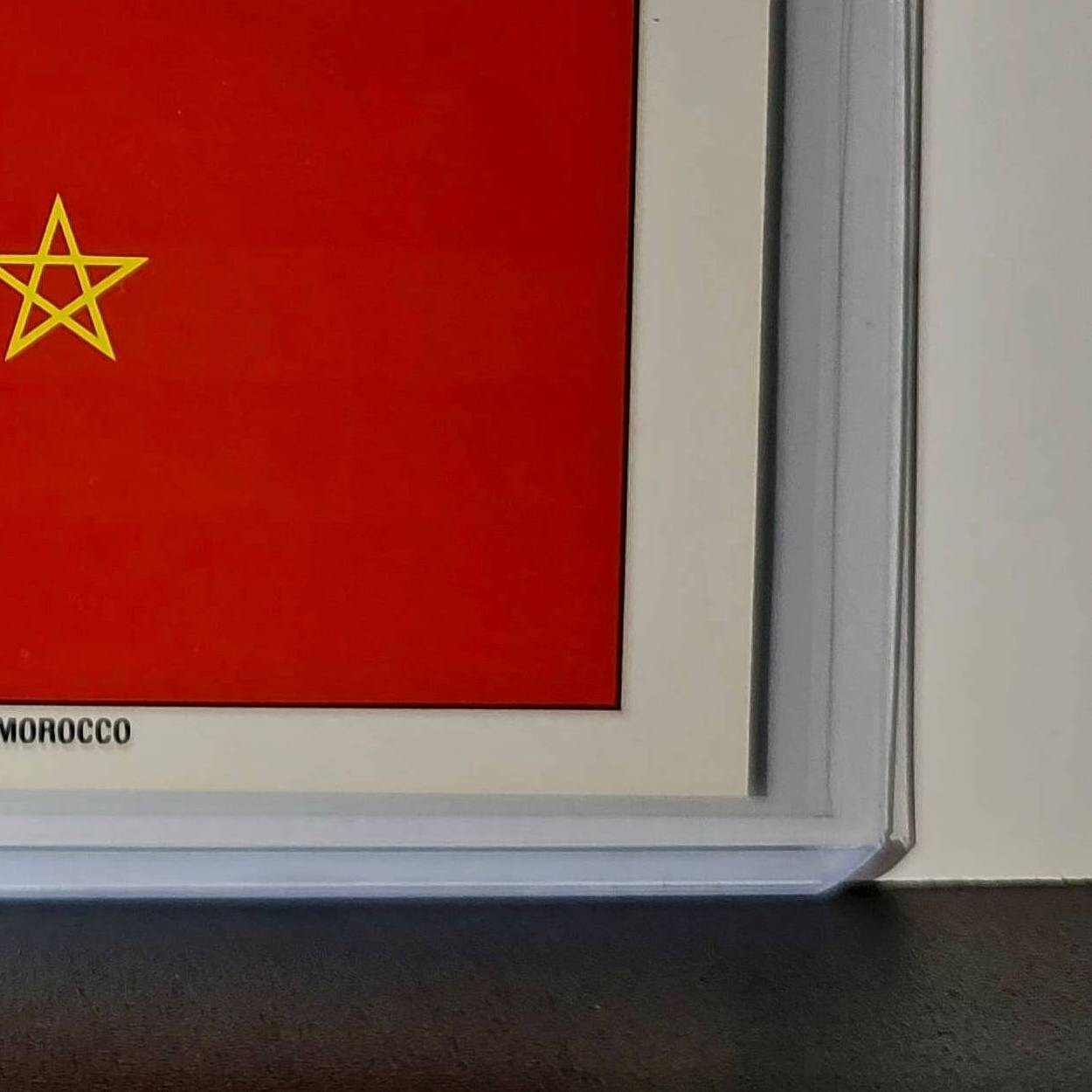Morocco Flag 1991 Topps Desert Storm #29 Sticker Card