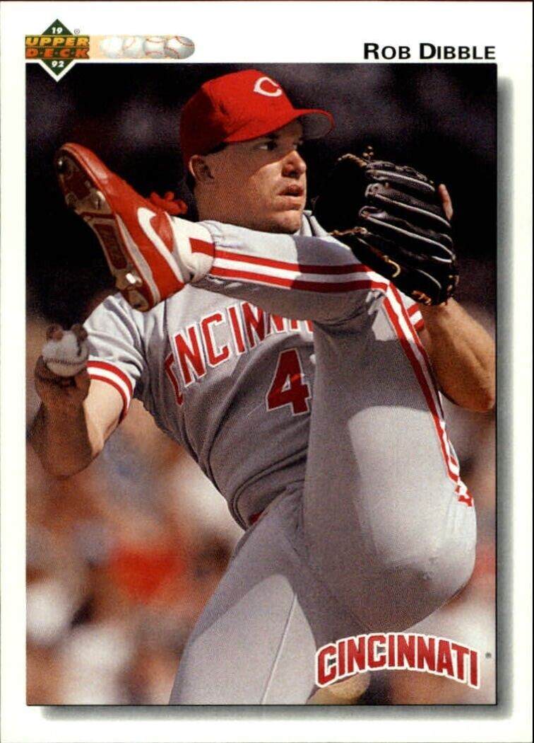 Rob Dibble 1992 Upper Deck MLB #142 Baseball Card Cincinnati Reds
